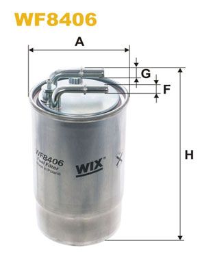 WIX FILTERS Polttoainesuodatin WF8406